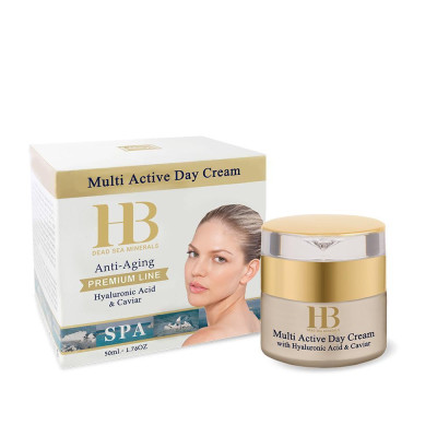 Мультиактивный дневной крем с гиалуроновой кислотой и экстрактом икры Health & Beauty (Хелс энд Бьюти) 50 мл