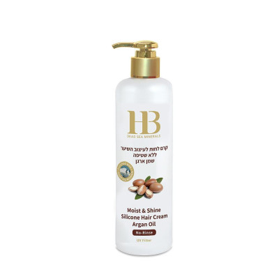 Крем для волос увлажняющий с маслом Аргании Health & Beauty (Хэлс энд Бьюти) 400 мл